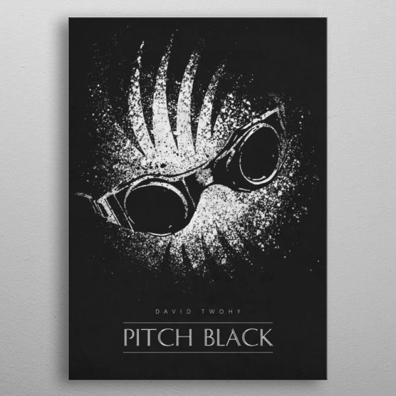 Displate Metall-Poster "Pitch Black"